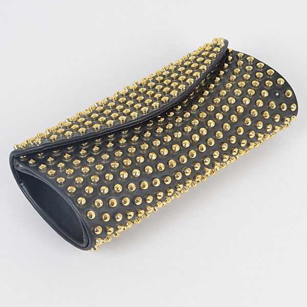 Vegan Leather Studded Crossbody Bag - Picture 5 of 7